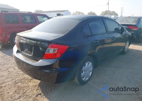 2012 Honda Civic Lx из США, поврежденный, VIN 19XFB2F52CE034262